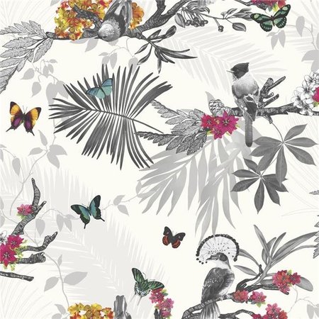 Arthouse Arthouse 664802 Mystical Forest White Wallpaper; Multi-color 664802